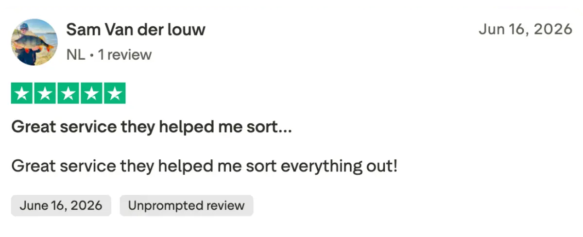 Trustpilot verified review praising fast support and smooth 4K channels